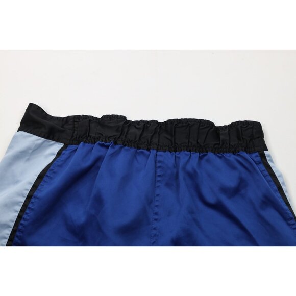 Vintage 90s Pepsi Co Mens Medium Spell Out Reflective Surf Board Shorts Blue - Picture 8 of 10